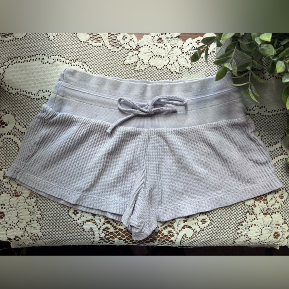 Forever 21 Lilac Purple Ribbed Shorts